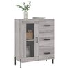 vidaXL Buffet sonoma gris 69,5x34x90 cm bois d'ing&eacute;nierie