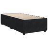 vidaXL Cadre de lit sans matelas noir 90x200 cm velours