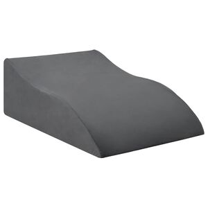 vidaXL Coussin pour jambes Gris 68 x 40 x 18 cm