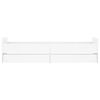 vidaXL Cadre de lit avec tiroirs sans matelas blanc 90x190 cm