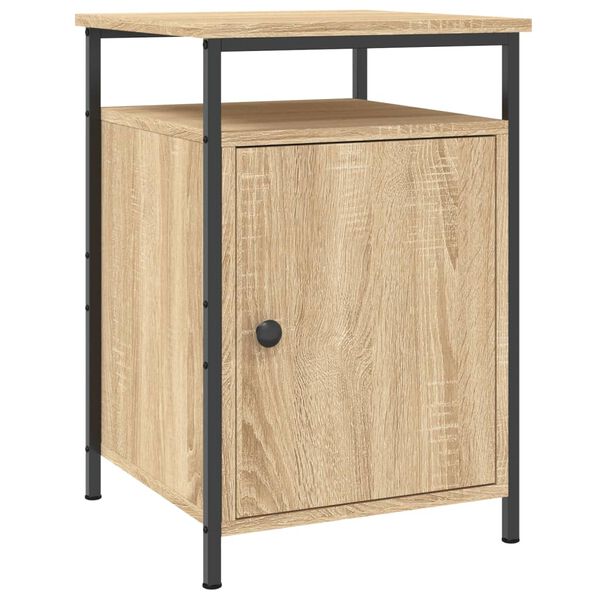 vidaXL Table de chevet ch&ecirc;ne sonoma 40x42x60 cm bois d'ing&eacute;nierie