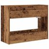 vidaXL Porte-parapluie Bois ancien 65 x 24 x 50 cm Bois d'ing&eacute;nierie