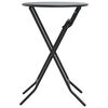 vidaXL Table de Jardin Anthracite 50 x 50 x 72 cm Acier