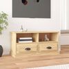 vidaXL Meuble TV ch&ecirc;ne sonoma 93x35,5x45 cm bois d'ing&eacute;nierie