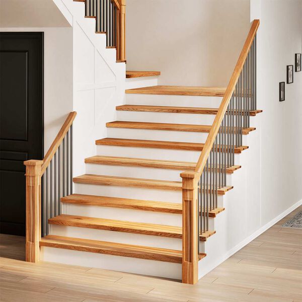 vidaXL Marches d'escalier 8 pcs marron clair 110x30x2 cm ch&ecirc;ne massif
