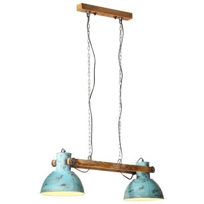 vidaXL Lampe suspendue 25 W bleu délavé 85x28x109 cm E27