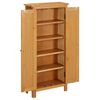 vidaXL Armoire de rangement 50x22x110 cm Bois de ch&ecirc;ne massif