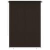 vidaXL Store roulant d'ext&eacute;rieur 165 (l) x 230 (H) cm marron HDPE