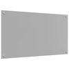 vidaXL Protection de cuisine Gris clair 90 x 50 x 0,6 cm verre trempé