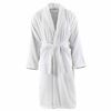 vidaXL Peignoir unisexe Terry 100 % Coton Blanc XL