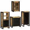 vidaXL Ensemble de mobilier de salle de bain Montage mural 4 pcs