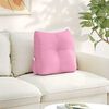 vidaXL Coussin de Dos Rose 45 x 24 x 50 cm tissu
