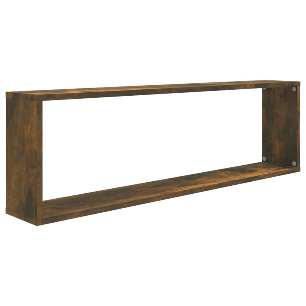 Set De 4 Étagères Cube Murales VidaXL - Chêne Sonoma 30x15x30 Cm Pour Salon Et Chambre