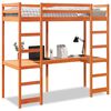 vidaXL Cadre de lit superpos&eacute; sans matelas 75x190cm bois de pin massif