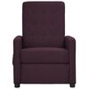 vidaXL Fauteuil &eacute;lectrique de massage Violet Tissu