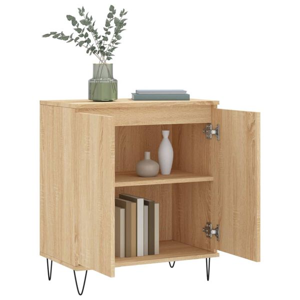 vidaXL Buffet Ch&ecirc;ne sonoma 60x35x70 cm Bois d'ing&eacute;nierie