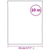 vidaXL Film pour fen&ecirc;tre d&eacute;poli design &agrave; rayures 45x1000 cm PVC