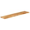 vidaXL Dessus de table &agrave; bord vivant 140x30x3,8cm bois massif manguier