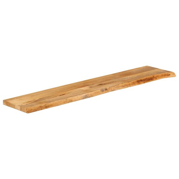 vidaXL Dessus de table &agrave; bord vivant 140x30x3,8cm bois massif manguier