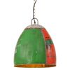 vidaXL Lampe suspendue industrielle 25 W Multicolore Ronde 42 cm E27