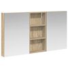 vidaXL Ensemble de Meubles de Salle de Bain 3 pcs 110 x 10,5 x 60,5 cm