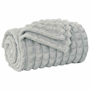vidaXL Jet&eacute; Gris 270 x 240 cm 1.63 kg Toison
