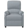 vidaXL Fauteuil Gris clair Tissu