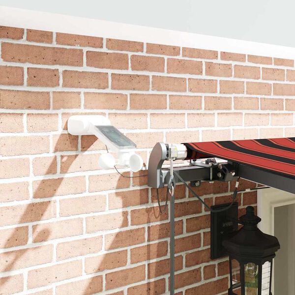 vidaXL Tissu de auvent avec orange et marron 600 &times; 300 cm Polyester