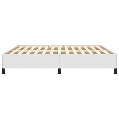 vidaXL Cadre de lit sans matelas blanc 160x200 cm similicuir