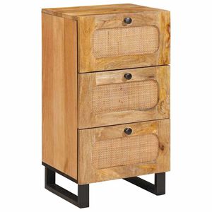 vidaXL Buffet Marron 40 x 33,5 x 75 cm Bois de mangue massif