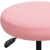 vidaXL Chaises &agrave; manger lot de 2 Rose Velours