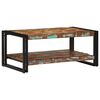 vidaXL Table basse multicolore 90x50x38 cm bois de r&eacute;cup&eacute;ration massif