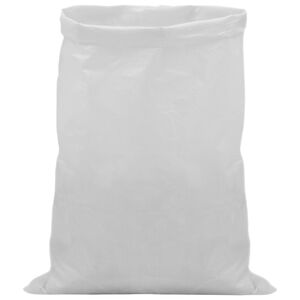 vidaXL Sacs tiss&eacute;s 100 pi&egrave;ces Blanc 30 x 45 cm PP