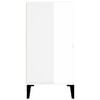 vidaXL Buffet Blanc brillant 60x35x70 cm Bois d'ing&eacute;nierie
