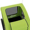 vidaXL Remorque de v&eacute;lo pour animaux de compagnie vert