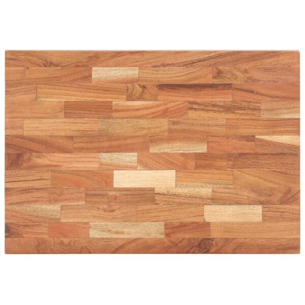 vidaXL Planche &agrave; d&eacute;couper 50x35x4 cm Bois d'acacia massif