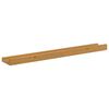 vidaXL &Eacute;tag&egrave;re Murale 2 pcs Beige 60 x 9 x 3 cm Bois d'ing&eacute;nierie
