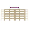 vidaXL Cache-radiateur chêne sonoma 205x21,5x83,5 cm bois d'ingénierie