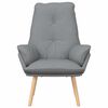 vidaXL fauteuil Gris clair 69 x 74 x 93 cm Tissu Sherpa