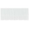vidaXL Rideau en Dentelle Blanc 140 x 600 cm Polyester