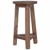 vidaXL Tabouret Naturel 28 x 28 x 50 cm Bois d'Acajou