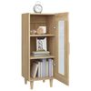 vidaXL Buffet Ch&ecirc;ne sonoma 34,5x34x90 cm Bois d'ing&eacute;nierie