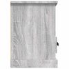 vidaXL Meuble TV sonoma gris 100x35x50 cm bois d'ing&eacute;nierie
