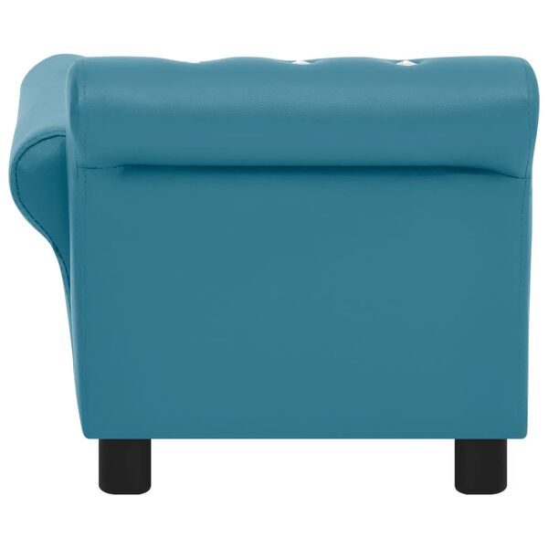 vidaXL Canap&eacute; pour chien Turquoise 83x45x42 cm Similicuir
