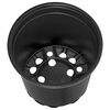 vidaXL Pot &agrave; fleurs 200 pcs Noir &Oslash; 15 x 13 cm Plastique