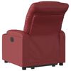 vidaXL Fauteuil inclinable &eacute;lectrique rouge bordeaux similicuir