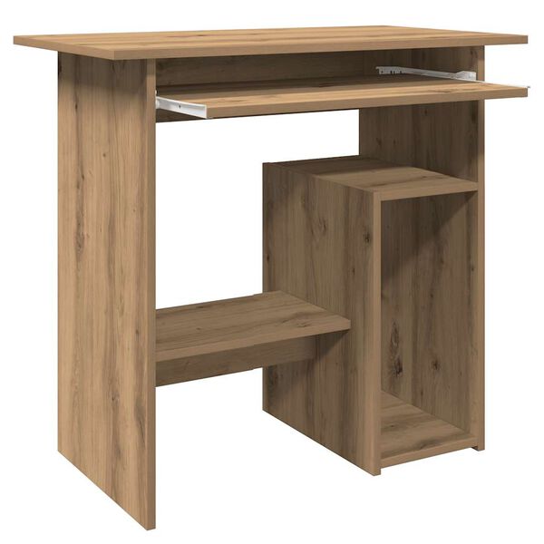 vidaXL Bureau ch&ecirc;ne artisanal 80x45x74 cm bois d'ing&eacute;nierie