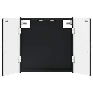 vidaXL Cabinet pour cible HAARLEM Noir 52,5 x 10,5 x 53,5 cm