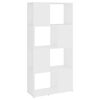 vidaXL Biblioth&egrave;que/S&eacute;parateur de pi&egrave;ce blanc bois d'ing&eacute;nierie