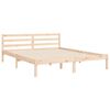 vidaXL Cadre de lit sans matelas 160x200 cm bois massif